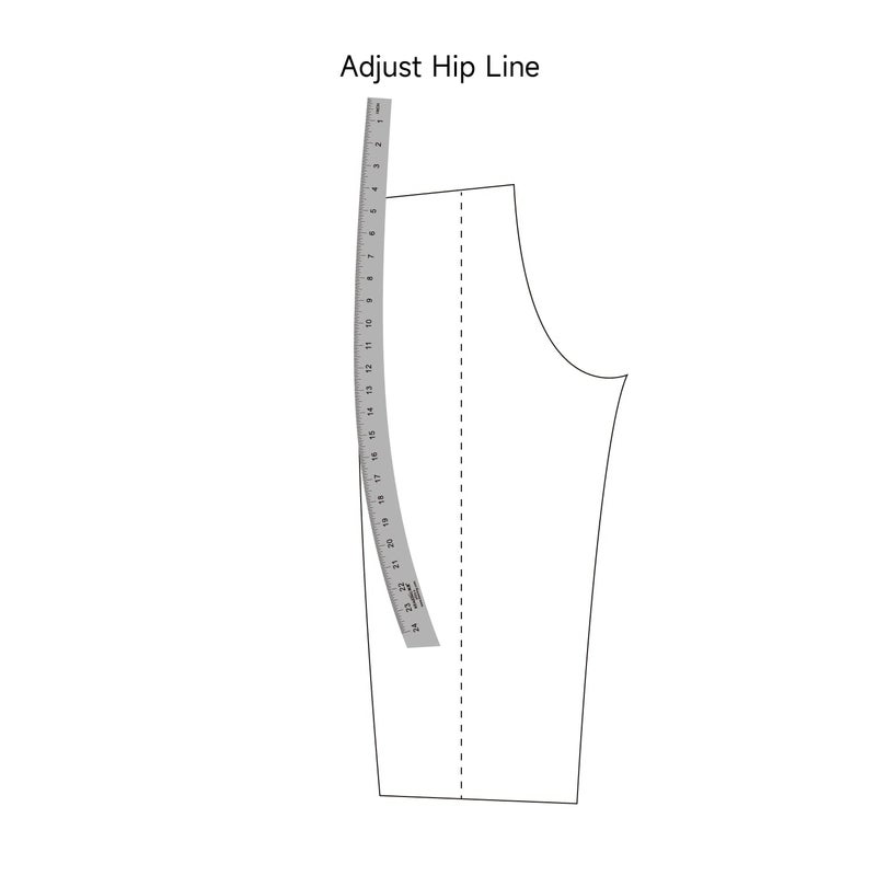 KEARING Fashion Designer's Ruler Kit, French Curve Ruler for Pattern Making, Light Aviation Aluminum Hip Curve Ruler, L-Square Ruler, Vary Form Curve Ruler for Pattern Making Sewing,Quilting - Image 5